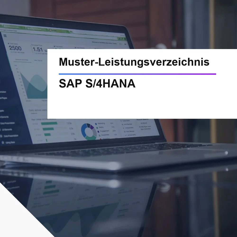 Muster-LV SAP S/4HANA ERP öffentliche Ausschreibung